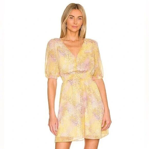 Steve Madden Dresses & Skirts - Steve Madden Women's Bb Dakota The Dreamy Mini Dress Size Large Yellow